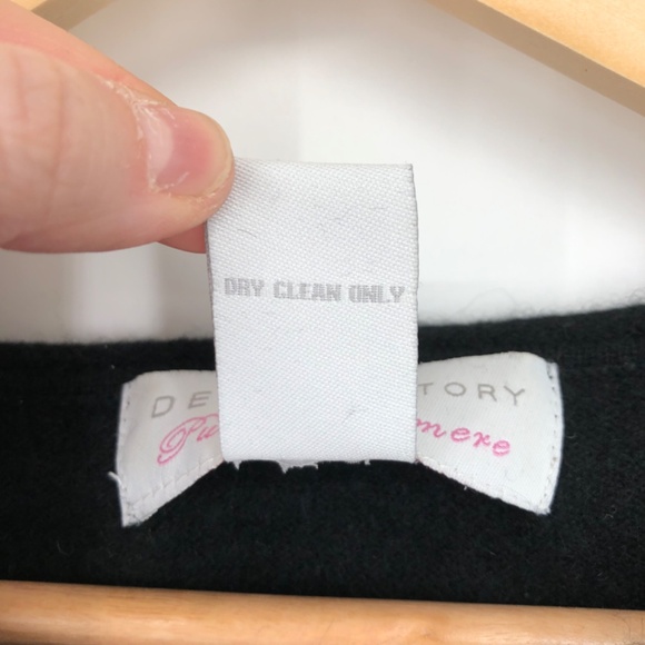 Design History Pure Cashmere Womens Sweater Size Medium Black /quiet Luxury - Picture 5 of 11